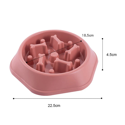 Dog Slow Feeder Bowl Anti-Choking Food Bowl for Dogs Slow Eating Dog Feeders Healthy Diet Pet Bowl Feeding Supplies