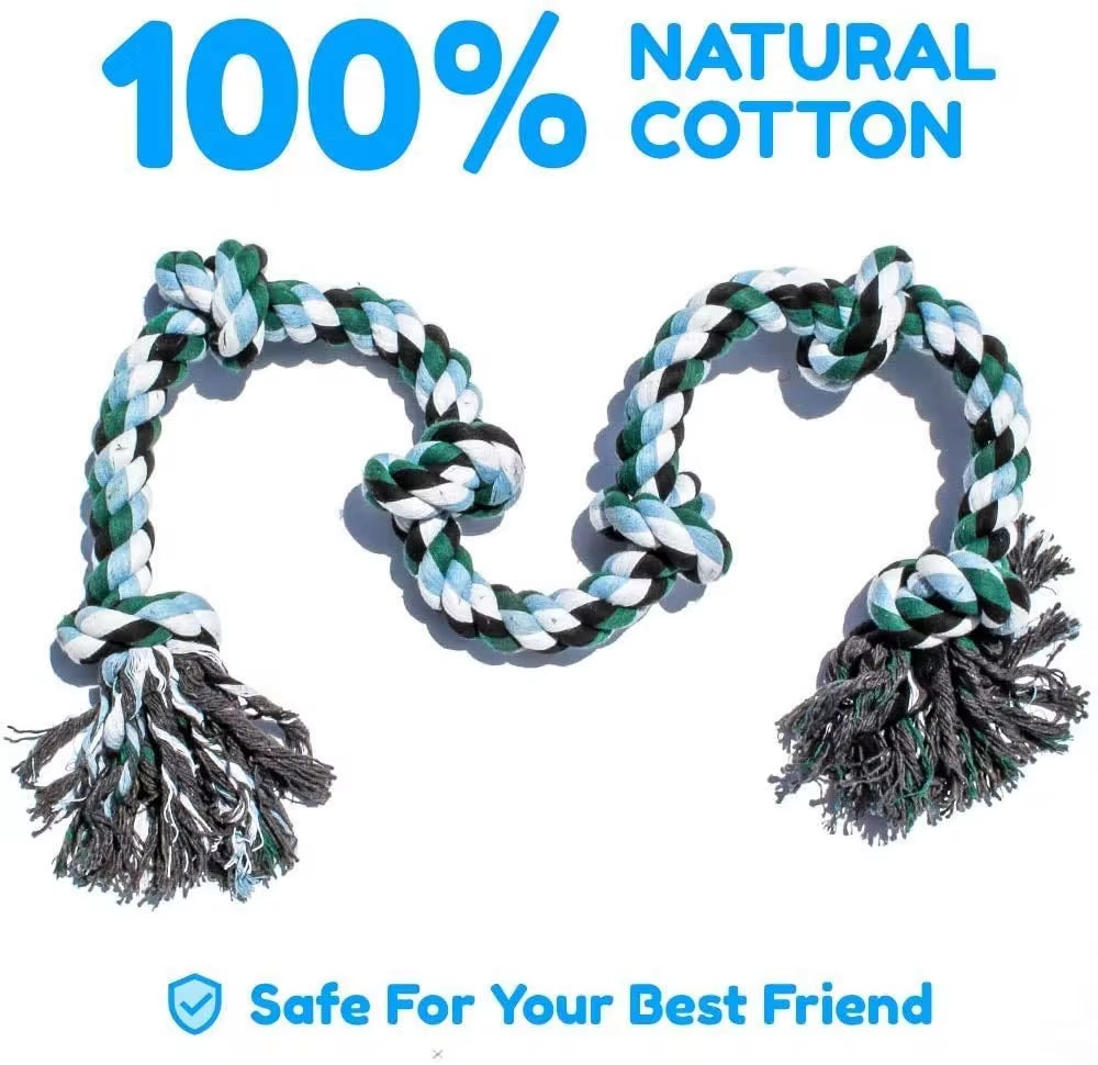 Giant Dog Rope Toy for Extra Large Dogs-Indestructible Dog Toy for Aggressive Chewers and Large Breeds 42IN Long 6 Knot