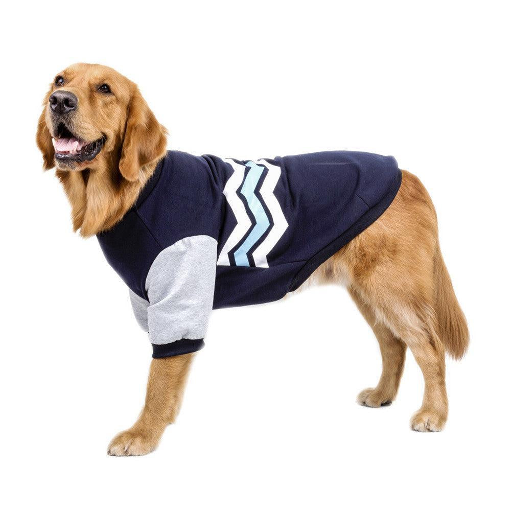 Cozy Striped Hooded Dog Sweater