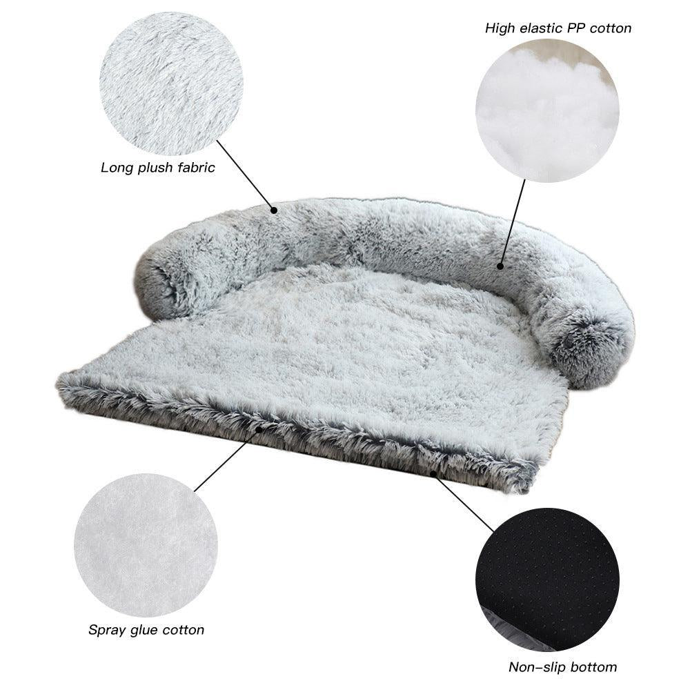 Cozypaws Removable Pet Dog Mat - Luxuriously Soft Sofa Dog Bed