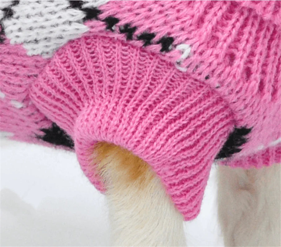 Pet Pawsome Knitted Dog Sweater - Cozy and Stylish Pet Clothing for All Seasons