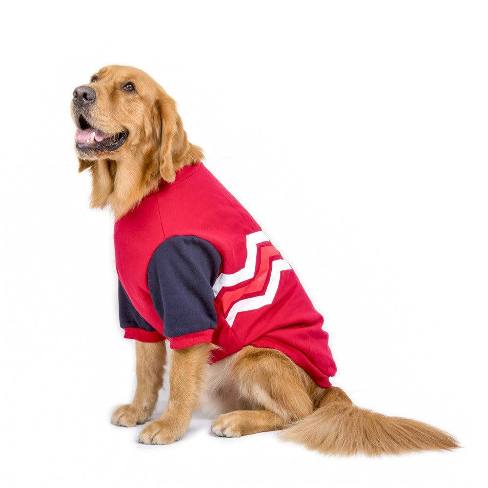 Cozy Striped Hooded Dog Sweater